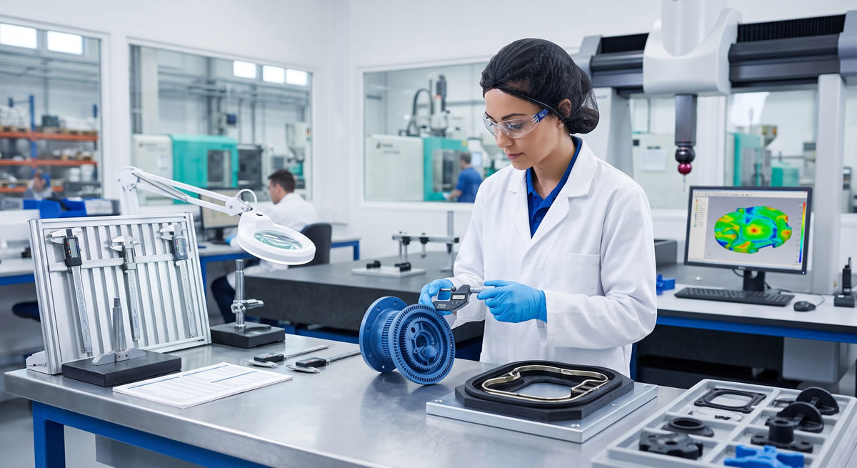 Fason kauçuk-plastik üretimde kalite kontrol: Hangi testler yapılmalı?