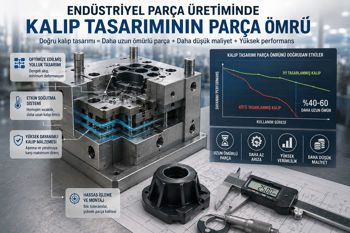 Endüstriyel parça üretiminde kalıp tasarımının parça ömrüne ve maliyete etkisi